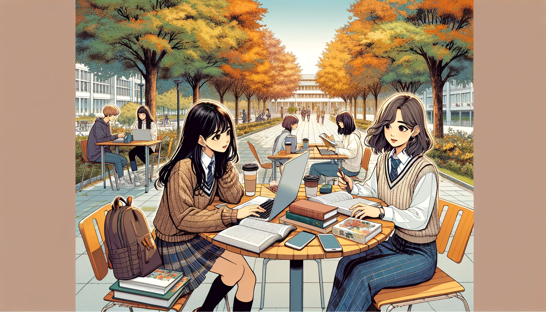百合漫画 大学生の恋愛