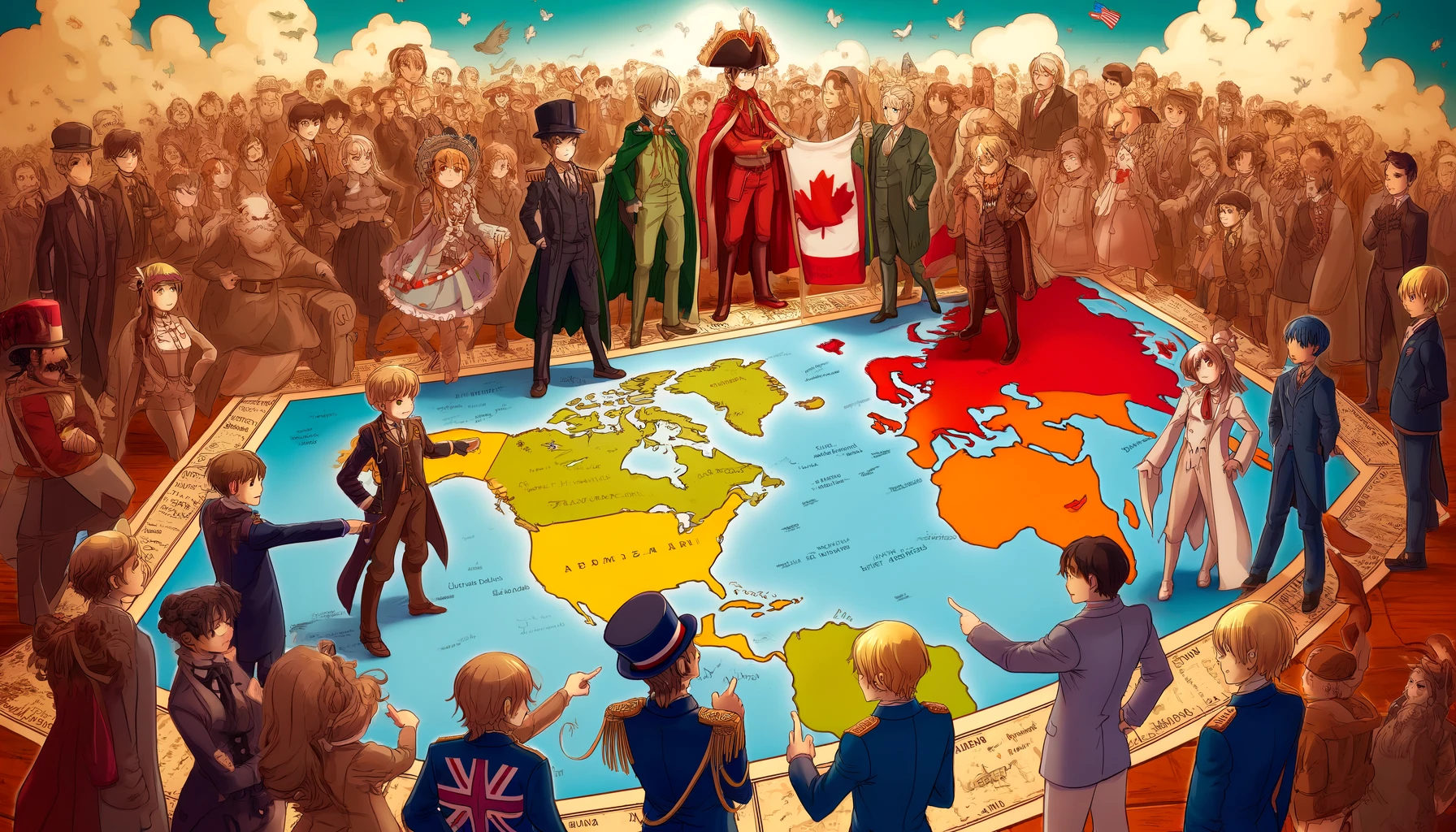 メインストーリーだけなら、『Axis Powers ヘタリア(1~6巻)』→『ヘタリア World☆Stars(連礼中)』のみ読めばOK