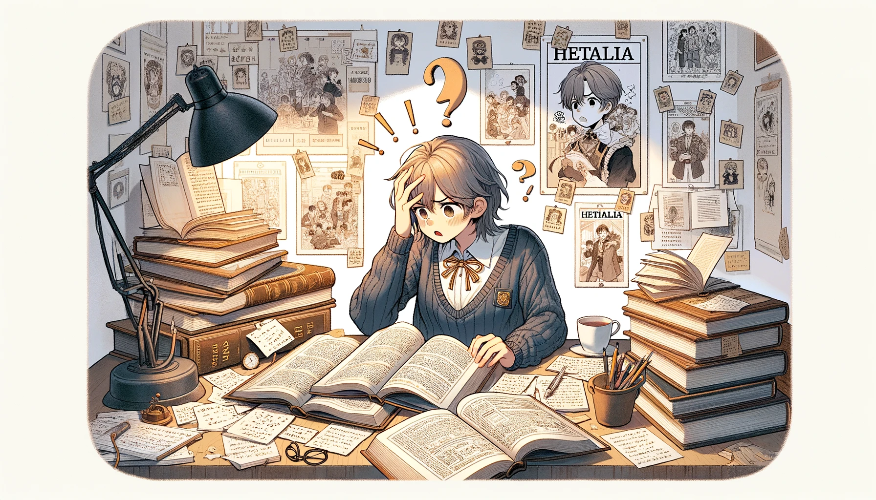 ヘタリア 読みにくいという意見